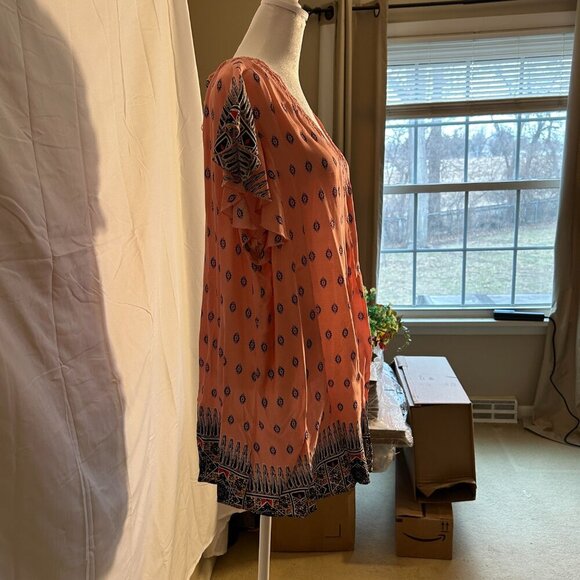 Suzanne Betro Top Size 2X V-neck front and back - Picture 3 of 8